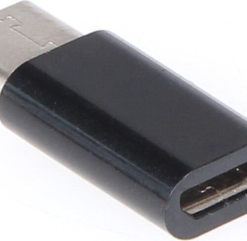 Joy-IT USB 3.1 Adapter, USB-C-Stecker auf Micro-USB-B-Buchse, K-1483, schwarz