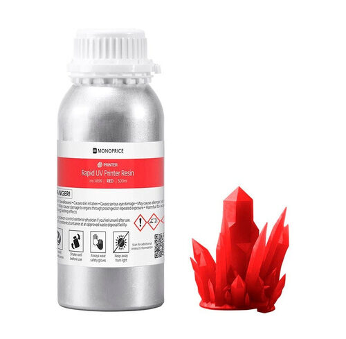 Monoprice-Resin/Kunstharz, 500 ml, rot - für 3D-Drucker Mini-SLA