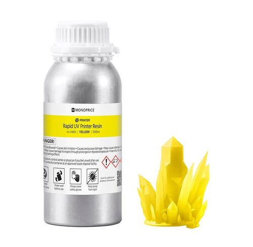 Monoprice-Resin/-Kunstharz, 500 ml, gelb - für 3D-Drucker Mini-SLA