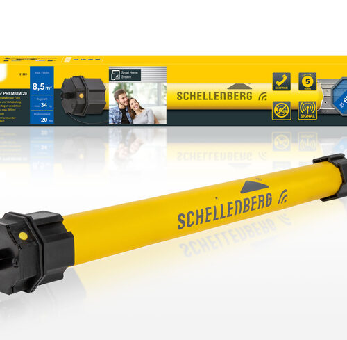 Schellenberg Funk-Rollladenmotor Premium 20 Nm Maxi, SW60