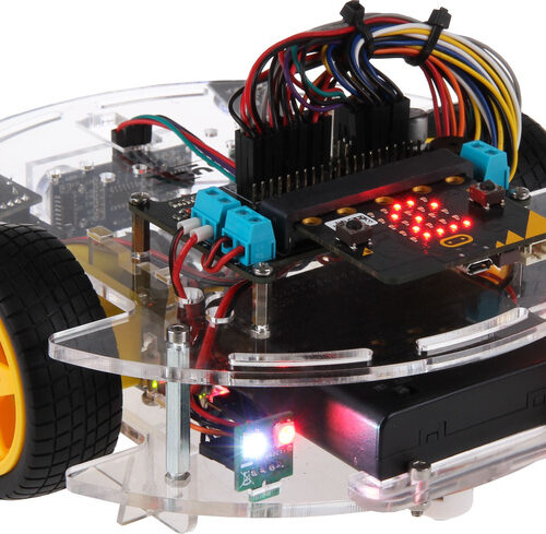 Joy-IT Bausatz programmierbares Roboterauto Joy-Car für BBC micro:bit v1/v2 (nicht inkl.)