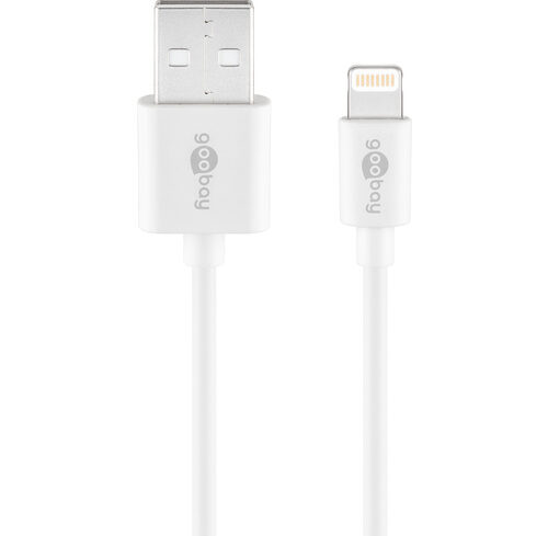 goobay Apple Lightning-auf-USB-A Lade- und Synchronisationskabel, 0,5 m