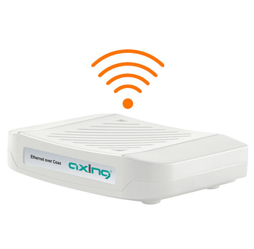 Axing Ethernet-over-Coax Netzwerk-Adapter EoC 2-32, bis 1800 MBit/s, LAN-/WLAN-Verteilung Koaxkabel