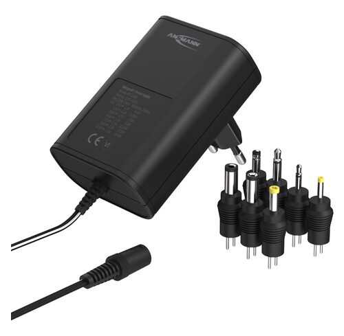Ansmann Universalnetzteil APS 1500, mit siebenteiligem Steckerset, 3-12 V, 1,5 A