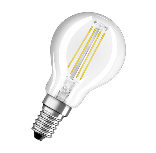 OSRAM 5,5-W-LED-Lampe P45, E14, 806 lm, warmweiß, klar