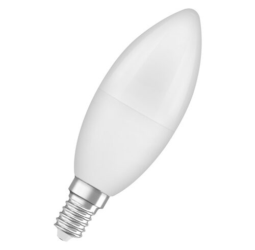 OSRAM 7-W-LED-Kerzenlampe, E14, 806 lm, warmweiß, matt