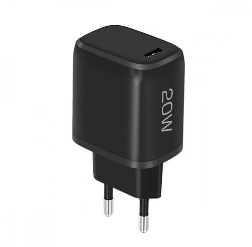 Fontastic USB-Type-C Schnell-Reiselader Nivo, 20 W, Power Delivery, 100-240 V, schwarz