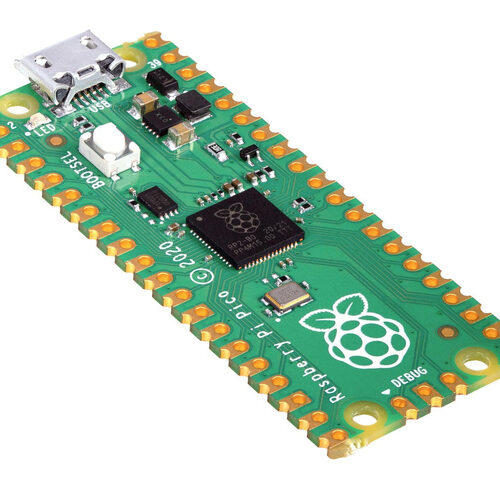 Raspberry Pi Pico, Minicomputer für Steckboards