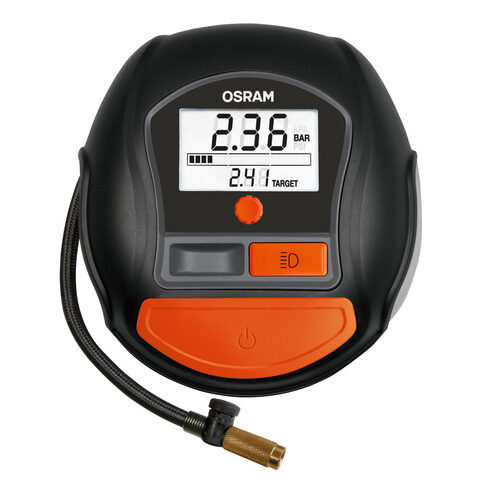 OSRAM Luftkompressor TYREinflate 1000, 8,9-cm-LC-Display, 12 V, max. 5,5 bar, 24 l/min, 180 W