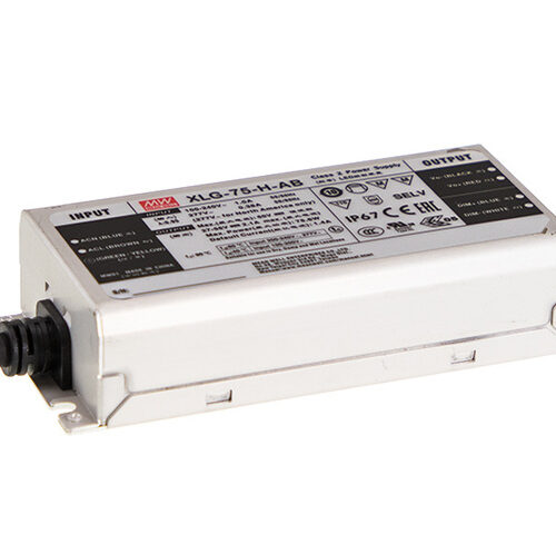 Mean Well Konstantstrom-Netzteil XLG-75-L-A, 75 W, 700 mA, 53 - 107 VDC, dimmbar, IP67