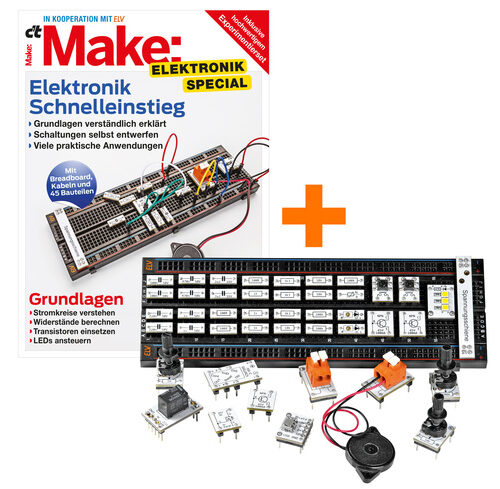 ELV Experimentier-Set-Prototypenadapter inkl. Make Sonderheft