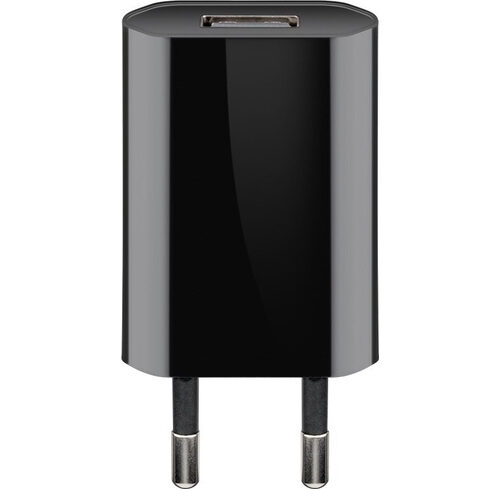 goobay USB-A-Netzteil, 5 V/1 A, 5 W, schwarz