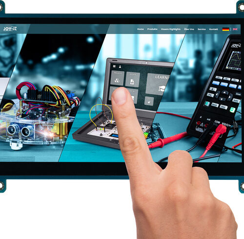 Joy-IT 17,78-cm-(7")-IPS-Touchscreen-Display für Raspberry Pi, 1024*600 Pixel