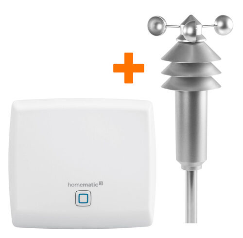 Homematic IP Set Wetter Basic mit Homematic IP Access Point und Funk-Wettersensor basic