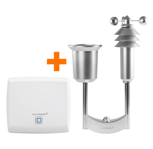 Homematic IP Set Wetter Plus mit Homematic IP Access Point und Funk-Wettersensor plus