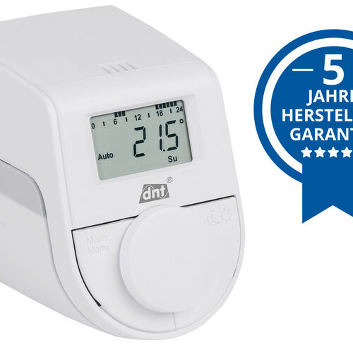 dnt Elektronischer Heizkörperthermostat ThermoTune, Stand-alone, ca. 4 Jahre Batterielaufzeit