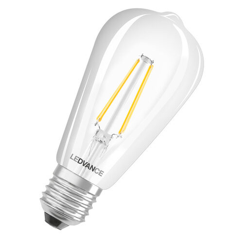 LEDVANCE SMART+ WiFi 5,5-W-LED-Lampe EDISON, E27, 806 lm, warmweiß, 2700 K, dimmbar, Alexa, App