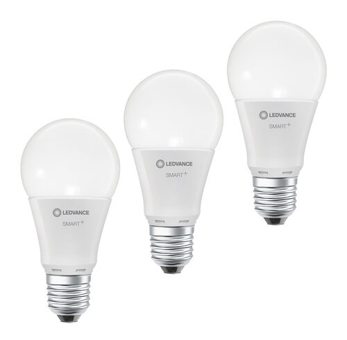 LEDVANCE 3er-Set SMART+ WiFi 9-W-LED-Lampe A60, E27, 806 lm, Tunable White, dimmbar, Alexa, App