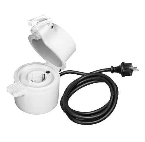 LEDVANCE SMART+ WiFi OUTDOOR PLUG / Schalt-Mess-Steckdose, 1,5-m-Kabelzuleitung, 3680 W / 16 A, IP44