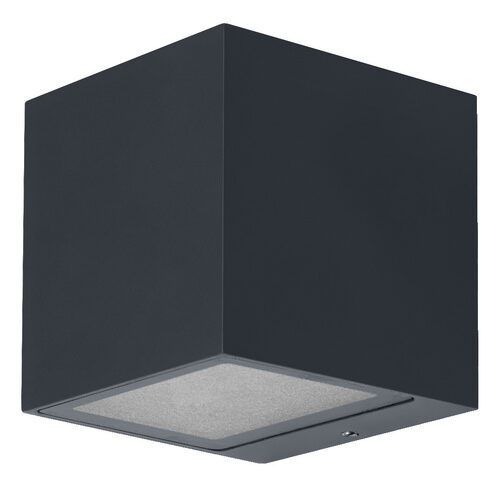 LEDVANCE SMART+WiFi 14-W-LED-Wandleuchte OUTDOOR BRICK, Aluminium, 550 lm, warmweiß, RGB, IP44, grau