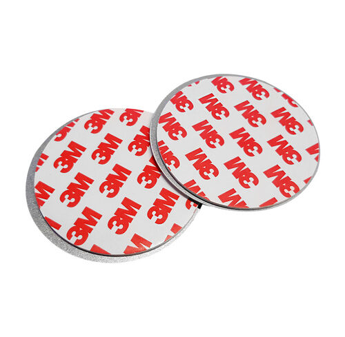 Selbstklebende Universal-Magnethalterung für Rauchmelder bzw. Gefahrenmelder, 3M-Klebepad, Ø 70 mm