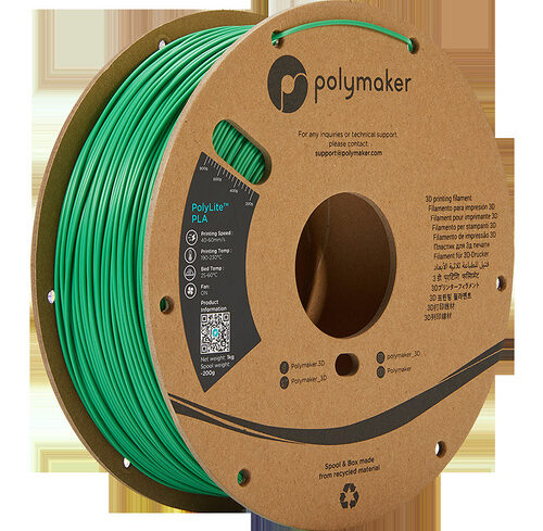 Polymaker PLA-Filament PolyLite, grün, 1,75 mm, 1 kg