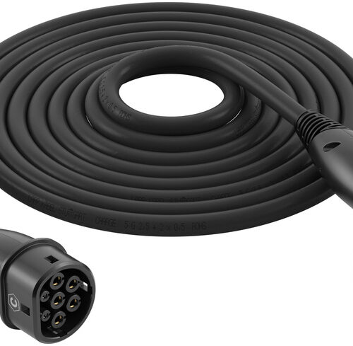 LAPP Mobility Ladekabel EV-TYP2 HELIX, 22 kW, 5 m, 32 A, 3P, schwarz