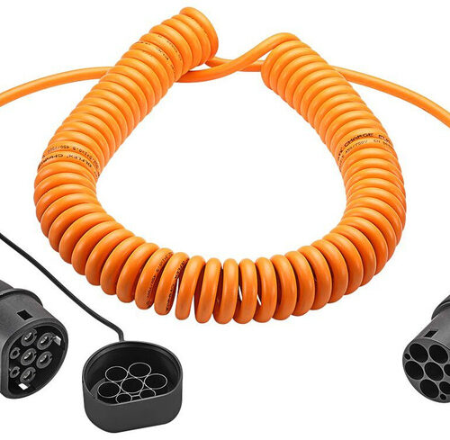 LAPP Mobility Spiralkabel EV-TYP2, 11 kW, 5 m, 20 A, 3P, Orange