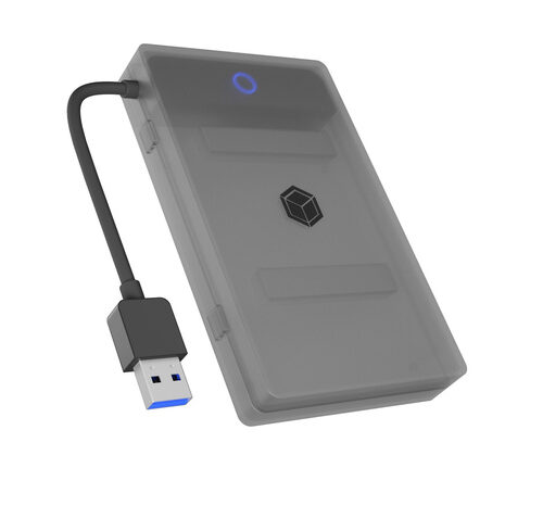 ICY BOX USB-Festplattenadapter IB-AC603b-U3, für 2,5"-SATA-Festplatten, USB 3.2, max. 5 Gbit/s