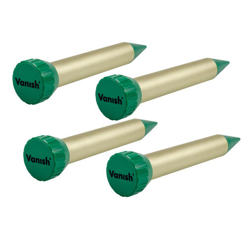 Vanish 4er-Spar-Set Maulwurfvertreiber MVT-1, Vibration, Batteriebetrieb