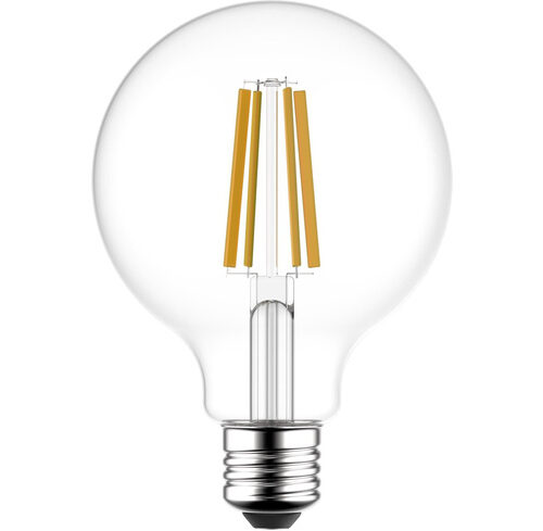 Blulaxa Hocheffiziente 3,8-W-Filament-LED-Lampe G95, E27, 810 lm, warmweiß, 3000 K, 213 lm/W, EEK A