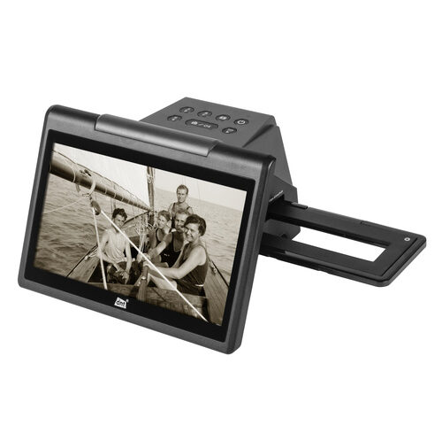dnt 2-in-1 Dia-/Negativscanner SlideCopy basic, 14 MP, XXL-Display, speichert auf SD-Karte