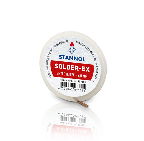 Stannol Ablötlitze Solder-Ex 2.00 mm breit, 1.6 m