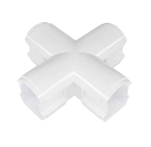 ENOVALITE Quick-Verbinder für LED-Feuchtraumwannenleuchten PRO, X Form, Fast Connector