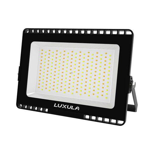 LUXULA 100-W-LED-Flutlichtstrahler mit CCT-Switch, 10000 lm, 100 lm/W, 3000/4000/6500 K, IP65