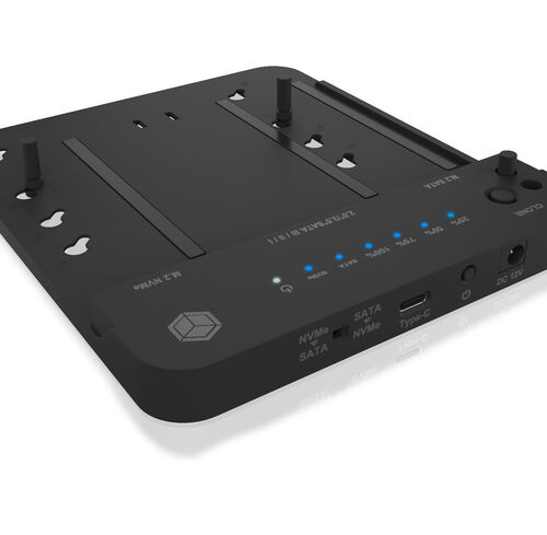 ICY BOX SSD-Docking-/Klonstation IB-2915MSCL-C31, für HDD/SSD/NVMe, Plug-&-Play