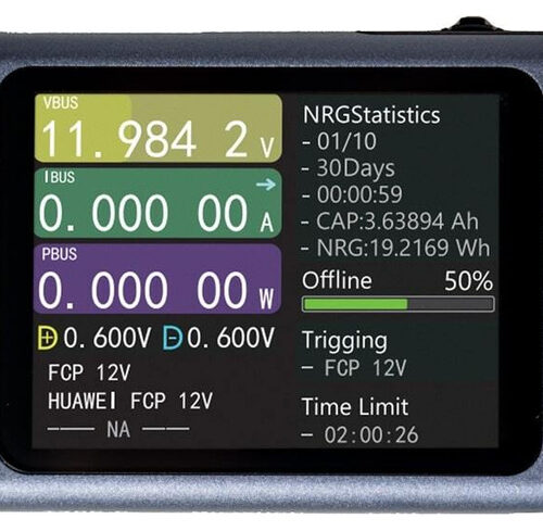 Joy-IT USB-Multimeter JT-UM120, Auswertung über PC-Software