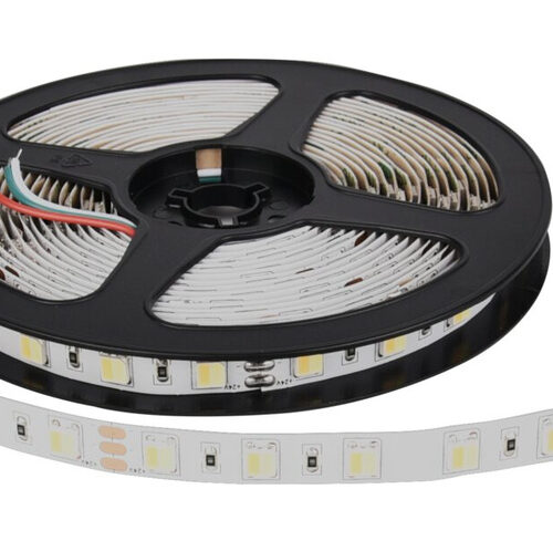 ENOVALITE 5-m-LED-Streifen, 23 W, 24 V DC, Tunable White (CCT), 4,6 W/m, 450 lm/m, 60 LED/m, IP20