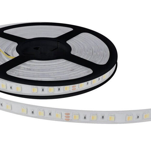ENOVALITE 5-m-LED-Streifen, 23 W, 24 V DC, Tunable White (CCT), 4,6 W/m, 430 lm/m, 60 LED/m, IP65