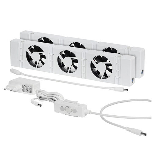 SpeedComfort Heizkörperventilator Duo-Set weiß