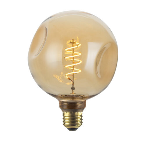 ENOVALITE LED Filament Leuchtmittel, CALDERA, Amber, E27, 4W, 265lm, 2200K, dimmbar