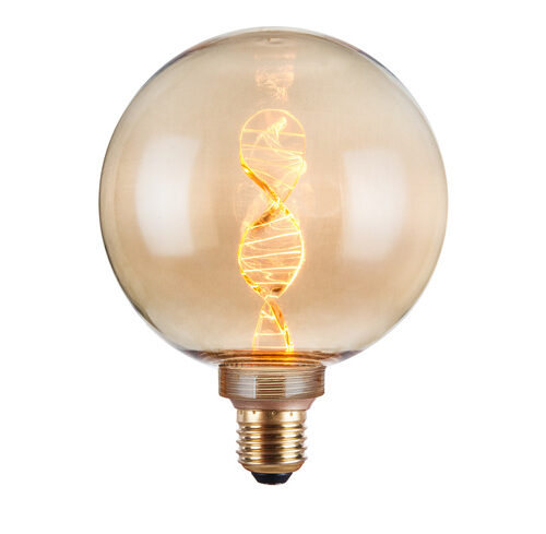 ENOVALITE LED Filament Leuchtmittel, DNA, Amber, E27, 3.5W, 120lm, 1800K, dimmbar