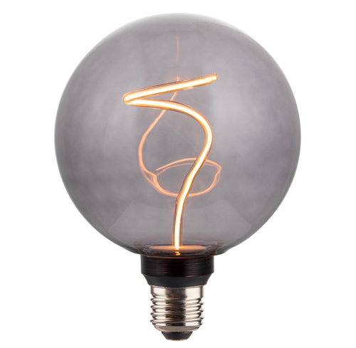 ENOVALITE LED Filament Leuchtmittel, YARN GLOBE, Amber, E27, 4.9W, 200lm, 1800K, dimmbar