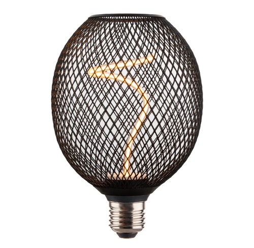 ENOVALITE LED Filament Leuchtmittel, Vintage, MESH, E27, 4.9W, 200lm, 1800K, dimmbar