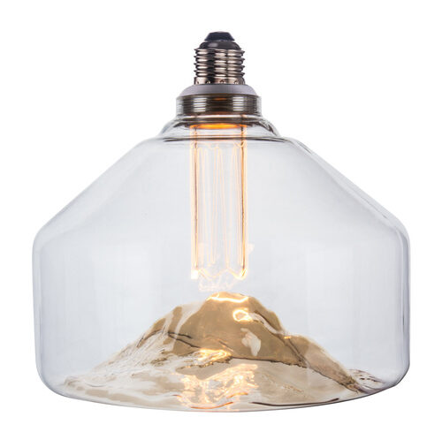 ENOVALITE LED Filament Leuchtmittel, CIRCLE, Amber, E27, 4W, 200lm, 1800K, dimmbar