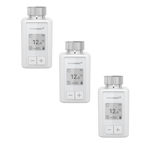 Homematic IP Smart Home 3er-Set Heizkörperthermostat HmIP-eTRV-F