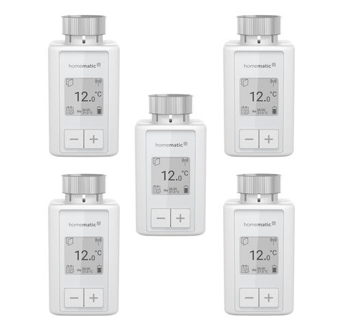 Homematic IP Smart Home 5er-Set Heizkörperthermostat HmIP-eTRV-F