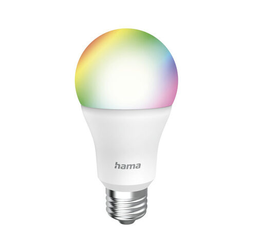 Hama Smarte Home LED-Leuchtmittel, E27, RGBW, dimmbar, WLAN, Matter