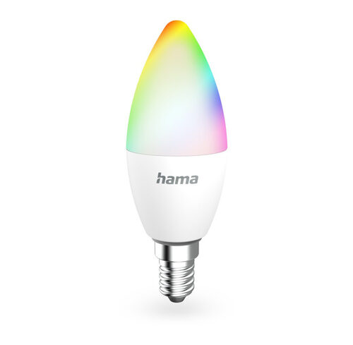 Hama Smart Home LED-Lampe, E14, RGBW, dimmbar, WLAN, Matter