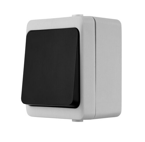 REV Ritter AquaMini AP/FR Aus-/Wechselschalter, IP54, grau